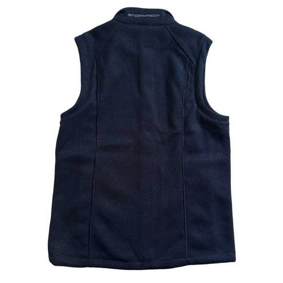NWT Stormtech Performance Navy Full Zip Ribbed Vest Large - Picture 2 of 9